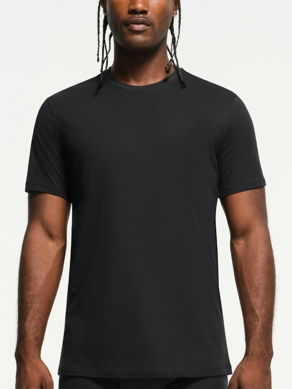 SKIMS Lightweight Black Tee